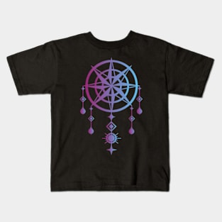 Wind rose and dream mandala Kids T-Shirt